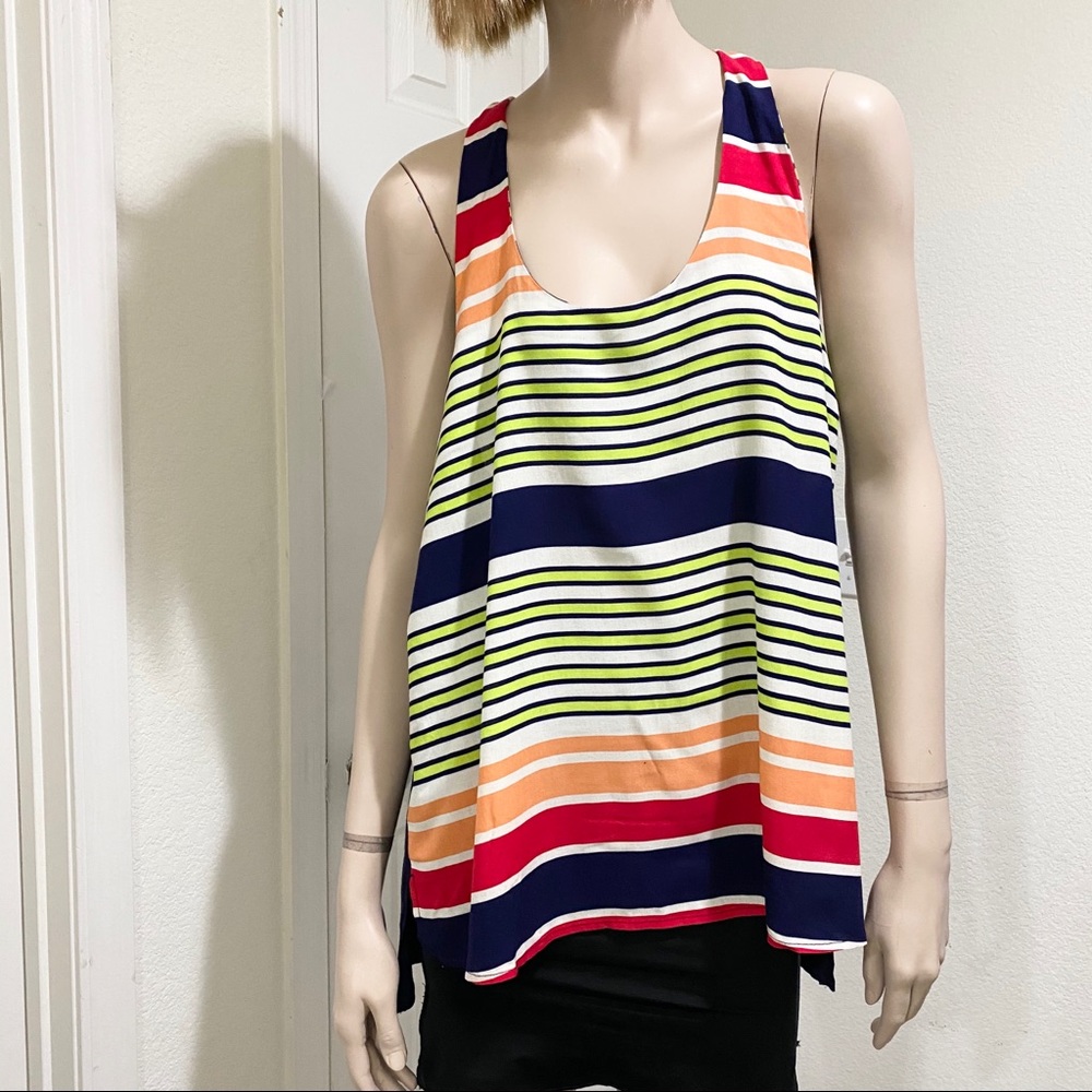 MOD Lusive Multicolor Stripe Loose Tank M